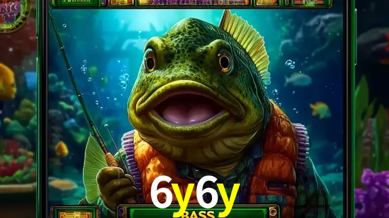 Personagem de peixe pescador do popular jogo de slot com tema de pescaria, uma das emocionantes opções de caça-níqueis para jogar e ganhar no cassino 6y6y.